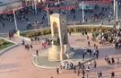 Taksim'de patlama meydana geldi vatandaşlar sağ sola kaçtı