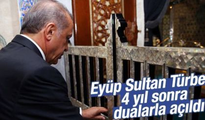 Eyüp Sultan Türbesi ziyarete açıldı