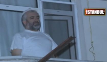 Esenler'de polisi gören hırsız namaza durdu