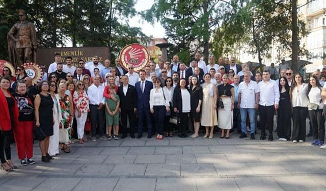 Tekirdağ Çorlu CHP ilçe başkanlığı Zafer Bayramını çoşkuyla kutladı