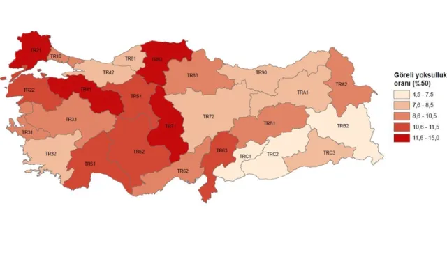 Türkiye'nin en yoksul şehirleri belli oldu