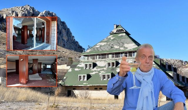 Saklıkent’teki ultra lüks kayak oteli tek bir müşteri bile ağırlayamadan harabeye döndü