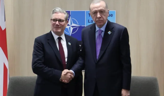 Cumhurbaşkanı Erdoğan, Starmer ile görüştü