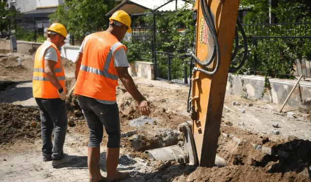 BASKİ’den Burhaniye’deki kanalizasyon sorununa köklü çözüm