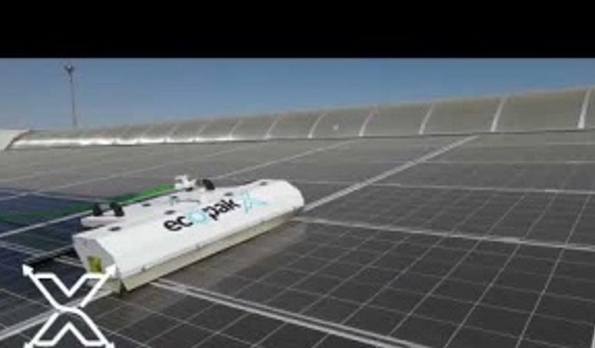 Ecopak X, Güneş enerji santralleri için robotik temizlik sistemleri