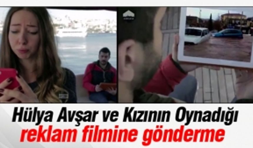 Hülya Avşar ve Kızının Oynadığı reklam filmine gönderme