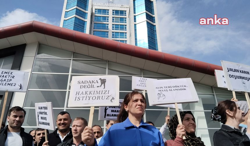 Yıldızlar Holding Önünde Maaş İsyanı: Madenciler Haklarını İstiyor