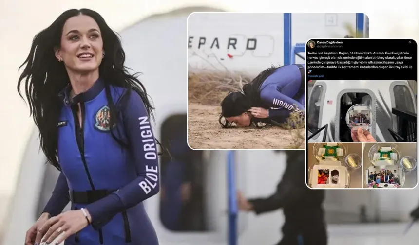Katy Perry'li Tarihi Uzay Yolculuğunda Canan Dağdeviren'in İmzası
