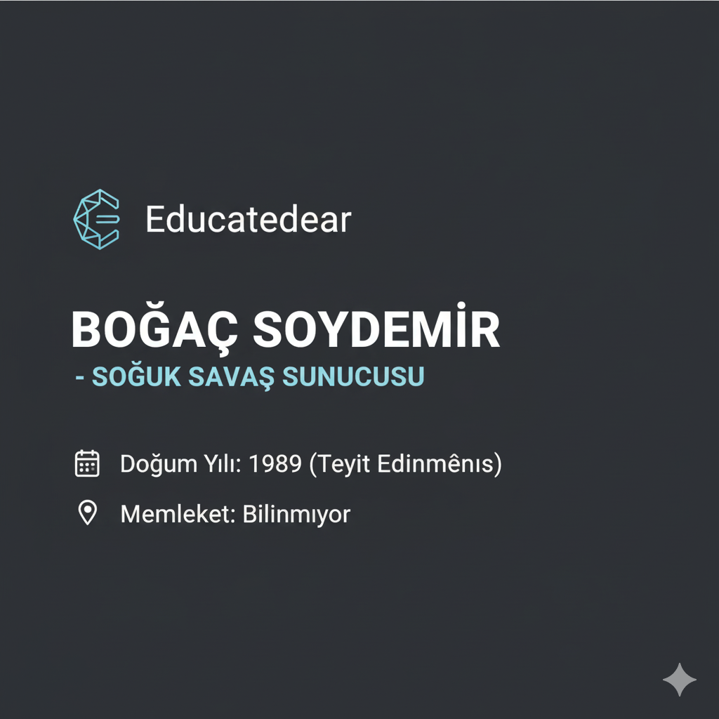 GRAFİKBoğaç Soydemir'in profil kartı. 